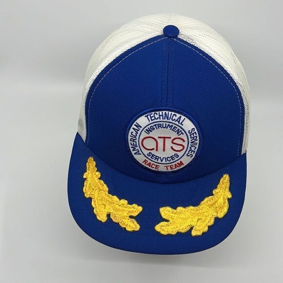 Vintage American Technical Service ATS Instrument Baseball Cap Hat Trucker - Picture 7 of 14